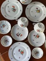 Nymphenburg Porzellan fines Teeservice-Set Tee-Kaffee ´Korb`